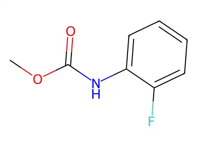 2-fluoro-N-methoxycarbonylaniline structure