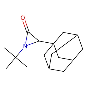 2-Aziridinone, 3-(1-adamantyl)-1-tert-butyl- structure