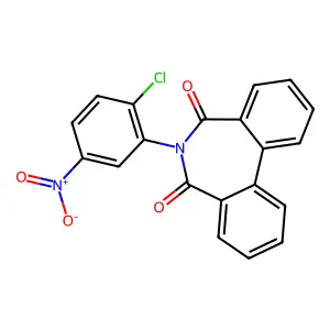 6-(2-Chloro-5-nitrophenyl)benzo[d][2]benzazepine-5,7-dione structure