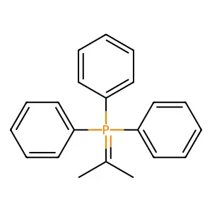 Phosphorane, (1-methylethylidene)triphenyl- structure
