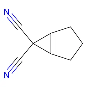 Bicyclo(3.1.0)hexane-6,6-dicarbonitrile structure