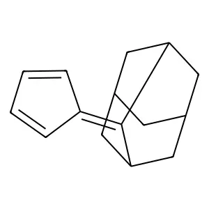 2-Cyclopenta-2,4-dien-1-ylideneadamantane structure