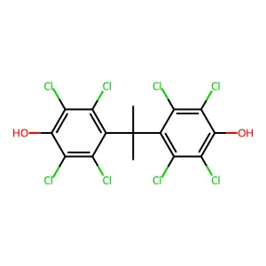 4,4'-(1-甲基亚乙基)双[2,3,5,6-四氯苯酚] structure
