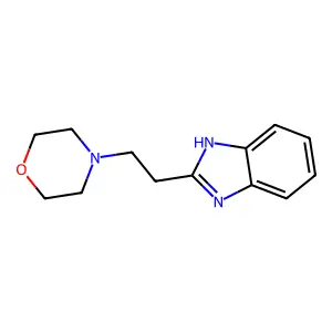 Benzimidazole, 2-(2-morpholinoethyl)- structure