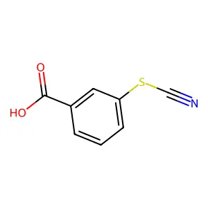 Benzoic acid, m-thiocyano- structure