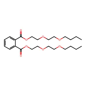 邻苯二甲酸双(2-(2-丁氧基乙氧基)乙基)酯 structure