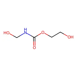 N-(羟甲基)氨基甲酸-2-羟乙酯 structure