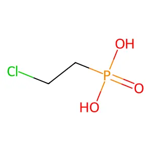 2-氯乙基膦酸 structure