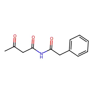 Benzeneacetamide, N-(1,3-dioxobutyl)- structure