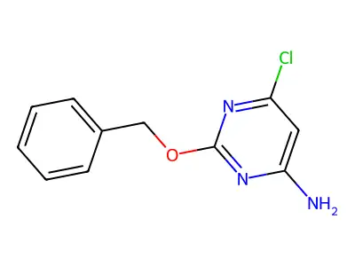 2-Benzyloxy-6-chloro-pyrimidin-4-amine structure