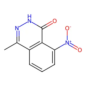 1(2H)-Phthalazinone, 4-methyl-8-nitro- structure
