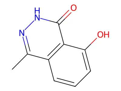 1(2H)-Phthalazinone, 8-hydroxy-4-methyl- structure
