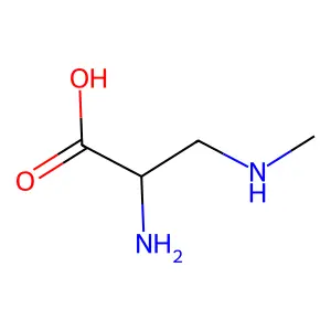 β-甲氨基-DL-丙氨酸 structure