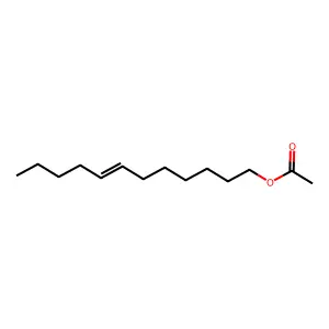 Dodec-7-en-1-yl acetate structure