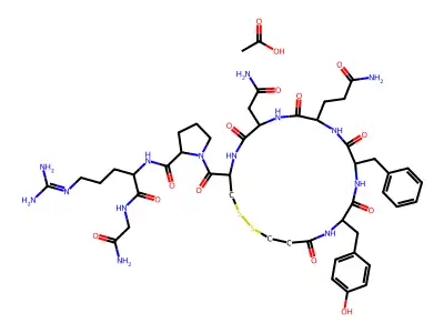 去氨加壓素 structure