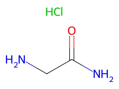 Glycinamide hydrochloride structure