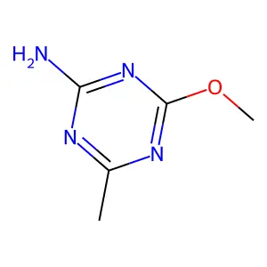 2-Amino-4-methoxy-6-methyl-1,3,5-triazine structure