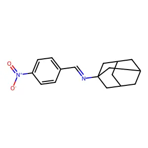 N-(1-adamantyl)-1-(4-nitrophenyl)methanimine structure