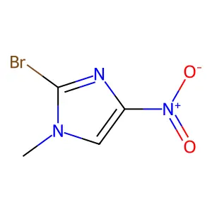 2-Bromo-1-methyl-4-nitro-1H-imidazole structure