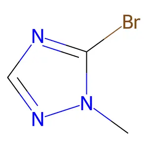 1H-1,2,4-Triazole, 5-bromo-1-methyl- structure