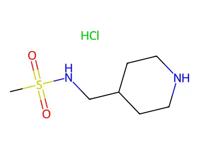 N-(piperidin-4-ylmethyl)methanesulfonamide structure
