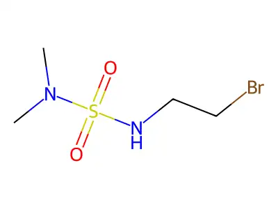 Na(2)-(2-Bromoethyl)-N,N-dimethylsulfamide structure