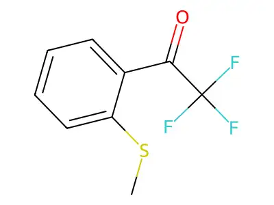 2'-Thiomethyl-2,2,2-trifluoroacetophenone structure