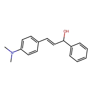 3-[4-(Dimethylamino)phenyl]-1-phenylprop-2-en-1-ol structure