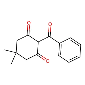 2-Benzoyl-5,5-dimethylcyclohexane-1,3-dione structure