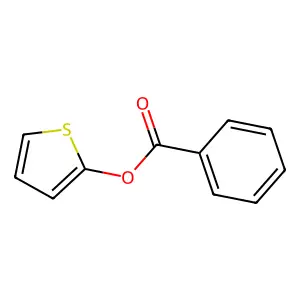 Thiophen-2-yl benzoate structure
