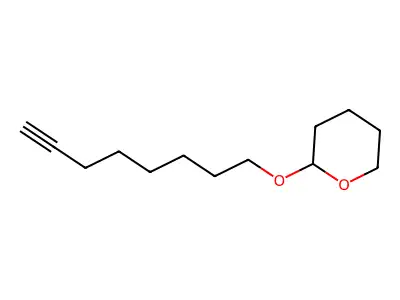 四氢-2-(7-辛炔-1-基氧基)-2H-吡喃 structure