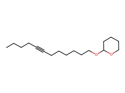 四氢-2-(7-十二炔-1-基氧基)-2H-吡喃 structure