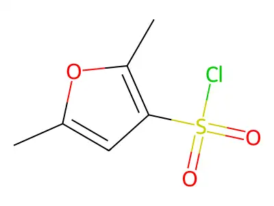 2,5-dimethylfuran-3-sulfonyl Chloride structure