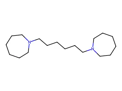1H-Azepine, 1,1'-(1,6-hexanediyl)bis[hexahydro- structure