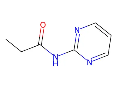 N-2-Pyrimidinylpropanamide structure