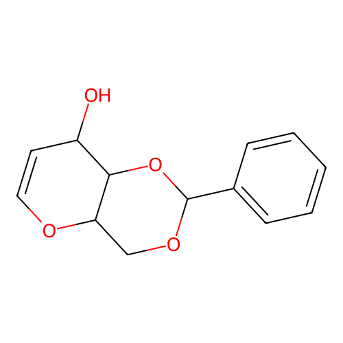 2-Phenyl-4,4a,8,8a-tetrahydropyrano[3,2-d][1,3]dioxin-8-ol structure