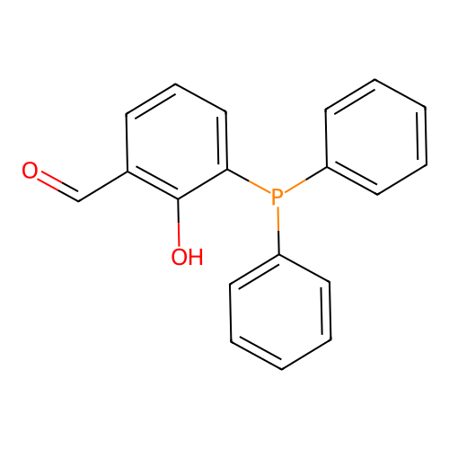 3-Diphenylphosphanyl-2-hydroxybenzaldehyde structure