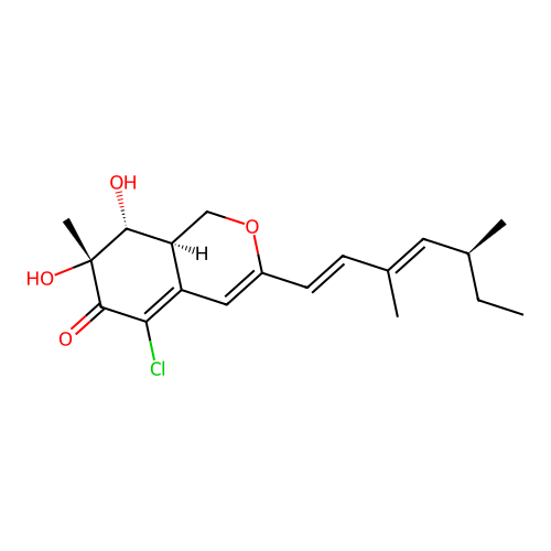 Isochromophilone III structure
