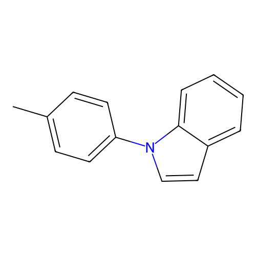 N-(4-methylphenyl)indole structure