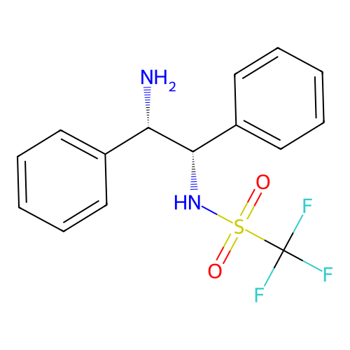 N-[(1S,2S)-2-Amino-1,2-diphenylethyl]-1,1,1-trifluoromethanesulfonamide structure