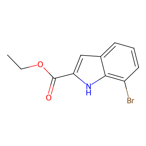 Ethyl 7-bromo-1H-indole-2-carboxylate structure