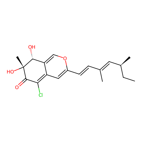 Isochromophilone V structure