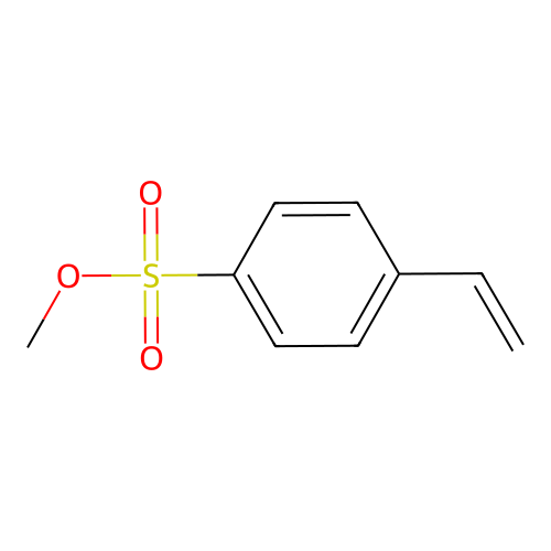 Benzenesulfonic acid, 4-ethenyl-, methyl ester structure