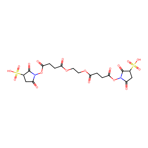 Sulfo-EGS Crosslinker structure
