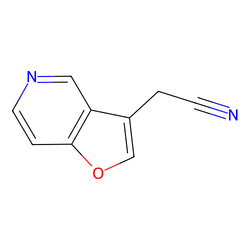 2-Furo[3,2-c]pyridin-3-ylacetonitrile structure