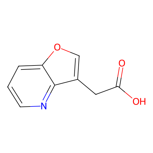 2-Furo[3,2-b]pyridin-3-ylacetic acid structure