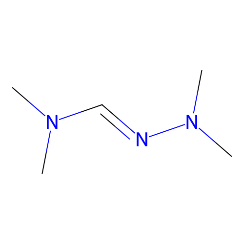 Methanehydrazonamide, N,N,N',N'-tetramethyl-, (1E)- structure