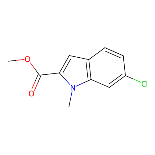 methyl 6-chloro-1-methyl-1H-indole-2-carboxylate structure