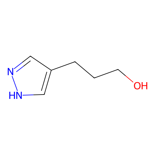3-(1H-pyrazol-4-yl)propan-1-ol structure