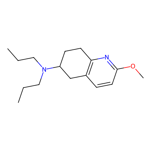 (2-Methoxy-5,6,7,8-tetrahydro-quinolin-6-yl)-dipropyl-amine structure